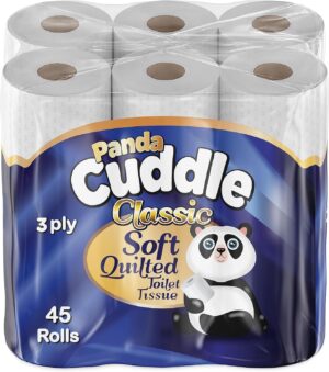 Panda Cuddle Classic - 45 Rolls product packaging