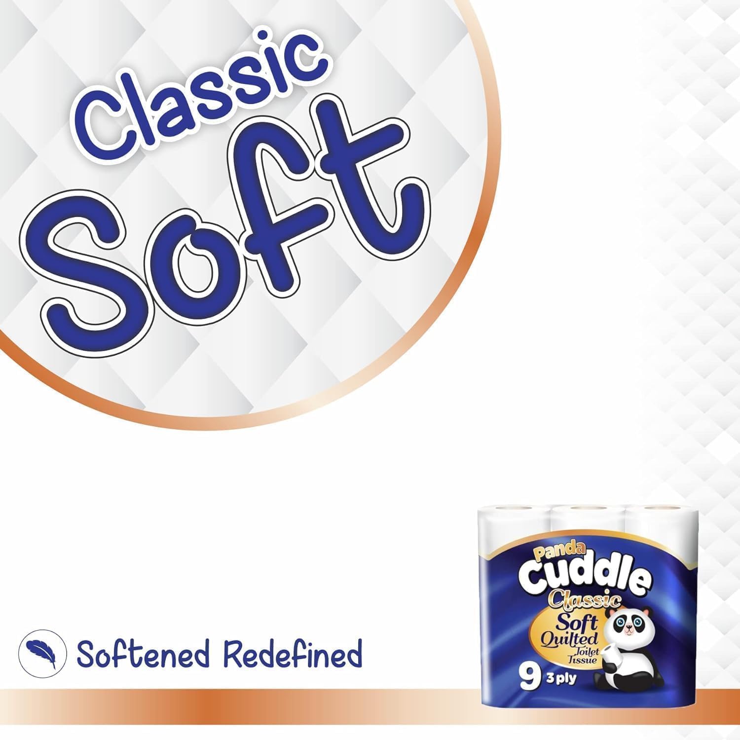 Panda Cuddle Classic - 45 Rolls product packaging
